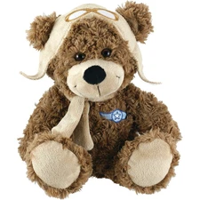 NEW Wow Toyz Cuddle Zoo Aviator Bear - Pilot Teddy Adventure