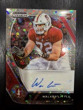 2021 Panini Prizm Draft Picks Walker Little RC Hyper Prizm Auto Stanford