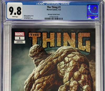 THING #1 CGC 9.8 NM/MINT  Lee Berrmejo Doom Mast Variant Marvel Comic  