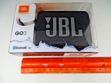 JBL GO3 Portable Waterproof Bluetooth Speaker - Black 17019-ELE-A 