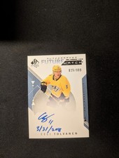 2018-19 SP Authentic Eeli Tolvanen Future Watch Auto Inscribed 025/999 KRAKEN