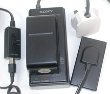SONY AC-V30 Charger + Ni-Cd Battery + DK-80 DC Charger + ANS-89E. Working(1009)*