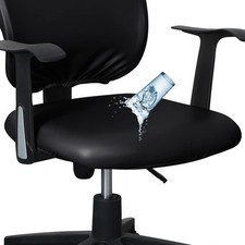 Waterproof Seat Covers Stretchable Desk Chair Cover Leather