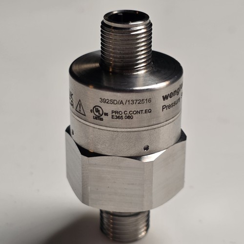 NEW Wenglor FX2P203 Pressure Sensor 0-0.25 bar | 4-20mA Analog M12 Stainless - Afbeelding 4 van 16