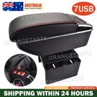 Car Center Console Armrest Storage Box Case Organizer W/ 7 USB Port Universal OZ