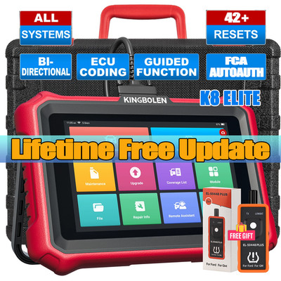 2026 KINGBOLEN K8 ELITE Car OBD2 Scanner Diagnostic Tool ECU Coding CANFD DOIP