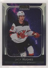 2021-22 O-Pee-Chee Platinum Cosmic 62/65 Jack Hughes #166 0i6