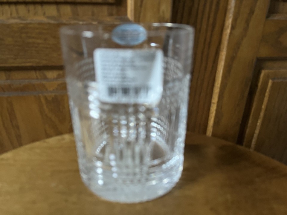 RALPH LAUREN - Glen Plaid Double Old Fashioned Glass - NEW | eBay