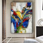 Upscale Canvas Painting Rectangular Hand-Painted Abstract Oil Paintings