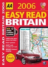 AA Easy Read Atlas Britain (AA Road Maps) by Coplan, Aaron Paperback Book The