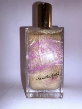 Victoria's Secret Sexy Sparkle Vanilla Gold Perfume Shimmer Body Oil 2.5 Oz 
