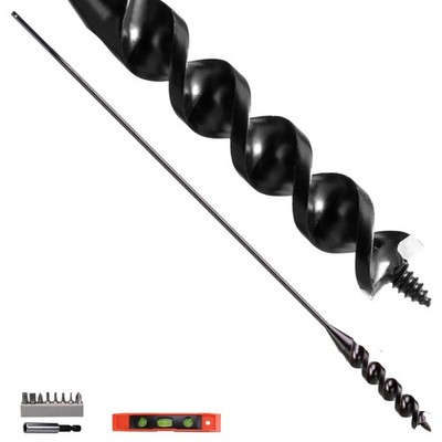Flex Installer Drill Bit Fish Self Screw Point 9/16x36 Inch 3FT Cable