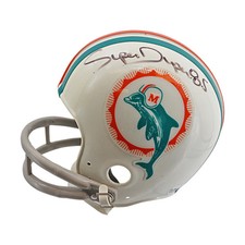 Mark Duper Miami Dolphins Autographed Ridell Mini Helmet JSA COA