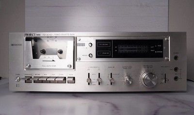 Vintage Project/One FLD-4050 Stereo Cassette Deck Silver Face Tested Works Japan