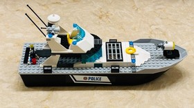 LEGO CITY: Police Patrol Boat (60129) Missing 2 Stickers No/Box or instructions