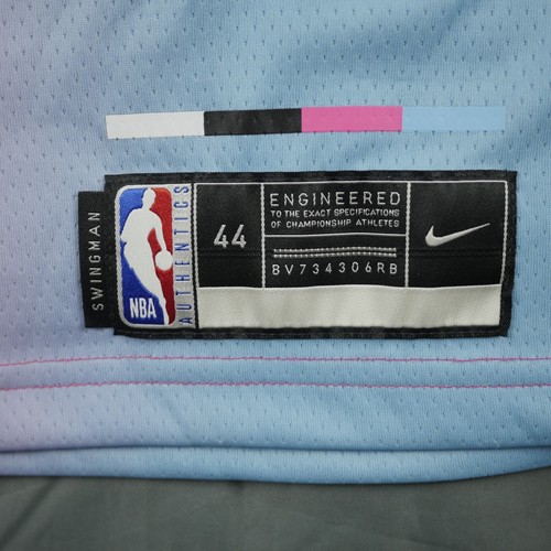 Camiseta Miami Heat Para Hombre Mediana NBA Baloncesto Jimmy Butler Nike Edición Vice City - Imagen 9 de 10