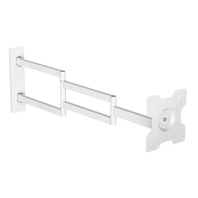 DQ Rotate XL 108,5 cm, Wandhalterung TV, bis 25 kg, VESA max.200x200mm Weiß