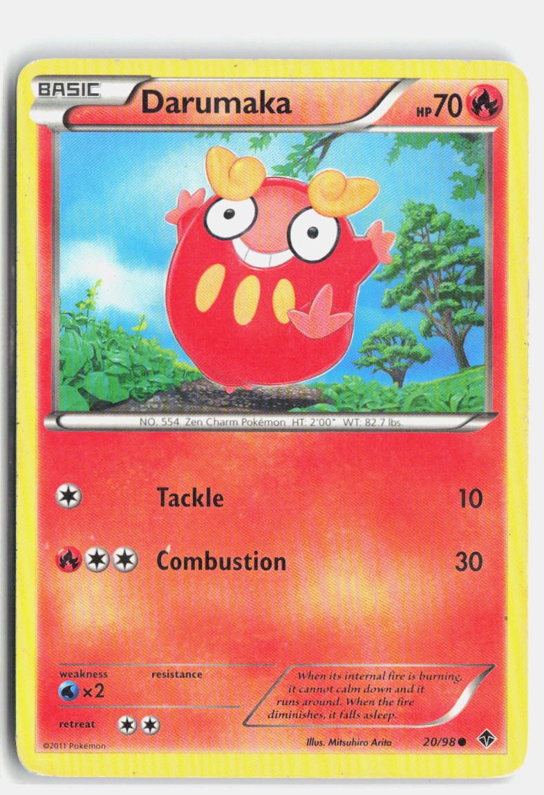 Darumaka 20/98 Emerging Powers Common Pokemon MP