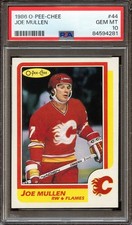 1986 OPC O-Pee-Chee JOE MULLEN #44 Hockey Card PSA 10 GEM MINT