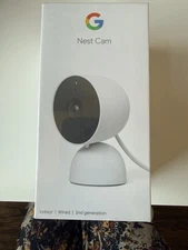 Google Nest Cam 2nd Generation Indoor Wired New In Sealed Box Model: GJQ9T