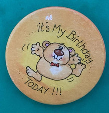 "it's my Birthday" pin badge