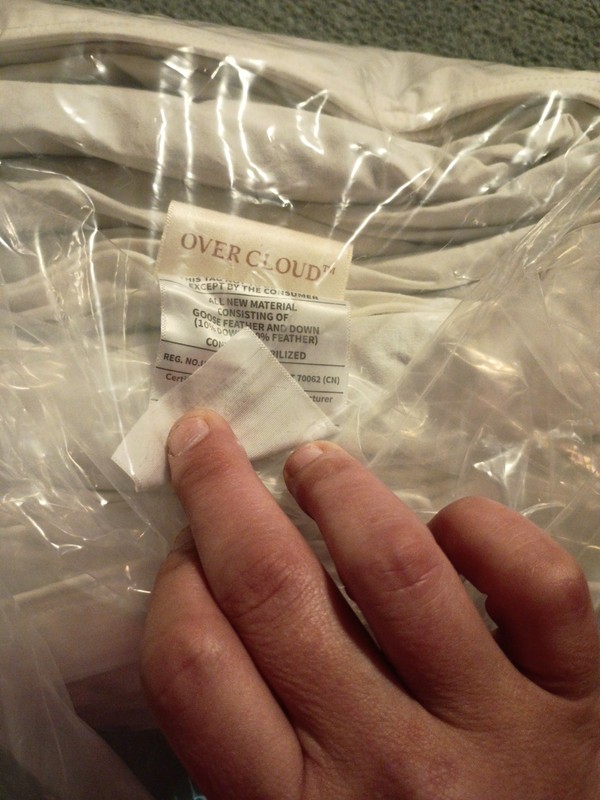​Over Cloud Queen Down Comforter White Goose Feather & Down Blend Blanket New