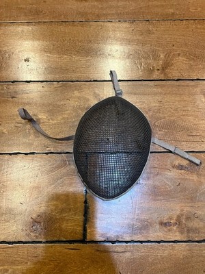 VINTAGE ANTIQUE FENCING MASK HELMET GEAR METAL 8'' x 6''