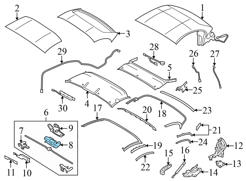 BMW 435I XDRIVE 2015-2016 - Convertible motor superior con soporte de montaje 7355824 Foto 3 de 4