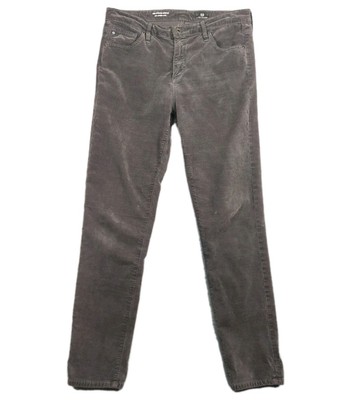 AG Stevie Ankle Pants Jeans 28 28R (29x27.5) Black Velvet USA Limited Edition 