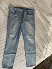 AMERICAN EAGLE Y2K Super Stretch Skinny Jeans Sz 18R Light Wash  JEANS! — photo 1