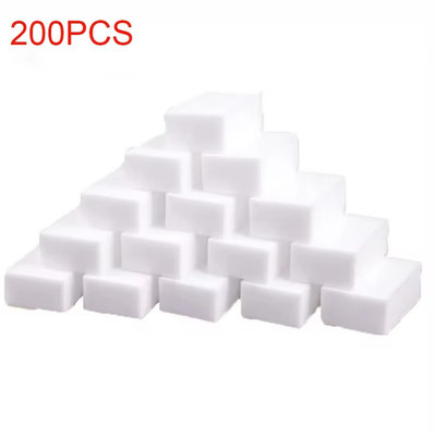 200Pcs Magic Sponge Eraser Melamine Washing Thick Remover Cleaning Foam Home
