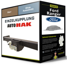 Starre Anhängerkupplung für FORD Ranger 04.1997-12.2011 Typ ER / QR / R Auto Hak