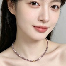 Freshwater Pearl Choker Necklace for Women Statement Jewelry Accessory Gift