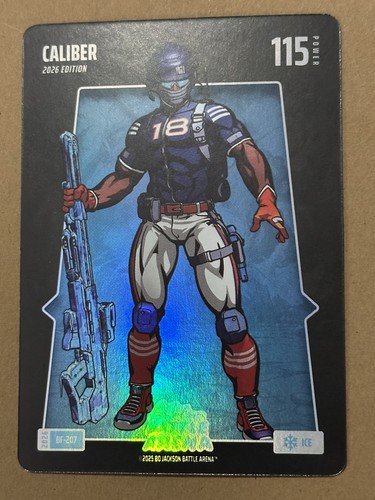 Bo Jackson Battle Arena 2026 Foil Caliber Ice Caleb Williams bf-207