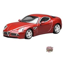 NEW Freestyle MOTORHELIX 1/64 Alfa Romeo 8C Competizione 2008 Rosso Alfa