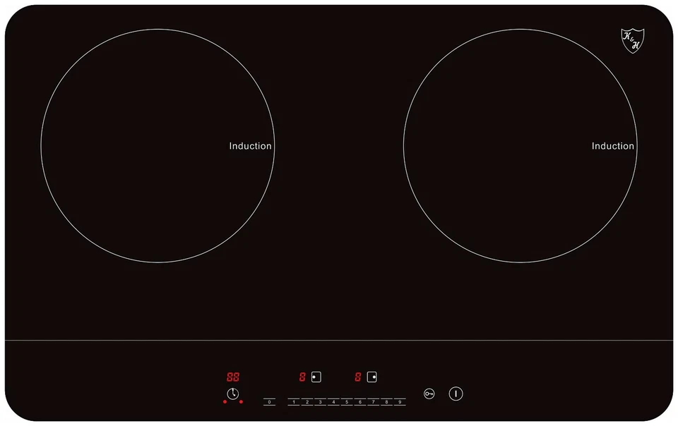 K&H German Designed 2 Burner 24" Induction SLIM Cooktop 120V 1800W IN-DD18-120S - Image 2 of 4