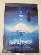John Carpenter's The Thing Patrick Connan Blue Poster Print Art AP SIGNED Mondo