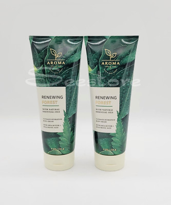 2 Bath & Body Works Aroma Rewind Forest Sage Cedarwood Aromatherapy Body Cream