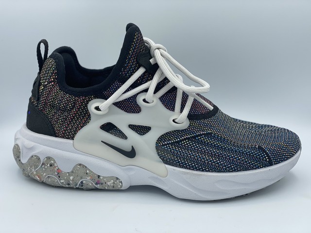 nike react presto flyknit black