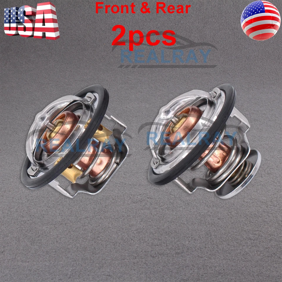 Termostato delantero y trasero para GM Duramax GMC Sierra 2500 3500 C4500 C5500 2001-17 Foto 3 de 4