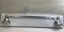 Towel Bar Brushed Nickel 18  Classic Traditional New Sealed Package NICE - READ