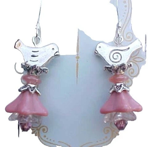 Серьги Fairytale & Fantasy с серебряным покрытием стекло