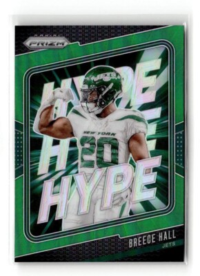2024 Panini Prizm - Hype Breece Hall #11 Green Prizm