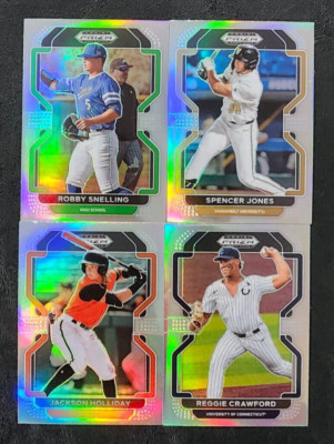 2022 Panini Prizm Draft Picks Baseball SILVER PRIZMS You Pick - 2 Card Minimum