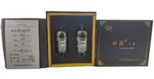 2 x Gold LINLAI 12AX7 ECC83 Premium Vacuum Tube Electron Valve Amplifier DIY New
