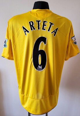 Everton 2005 - 2006 Third football Umbro shirt #6 Arteta size 2XL