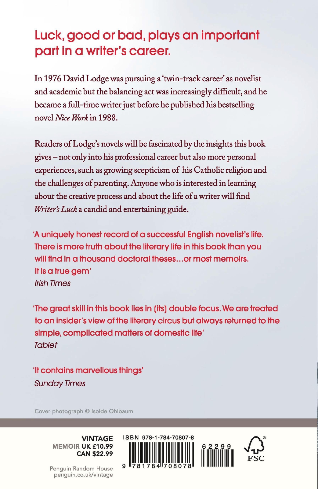 Thumbnail - David Lodge | Writer's Luck | Taschenbuch | Englisch (2019) | 496 S.