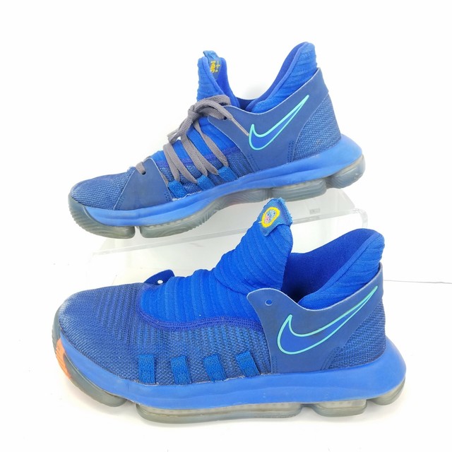 NIKE Kevin Durant Blue Tennis Shoe Lace Up Sneakers Kids Size 6.5 Youth