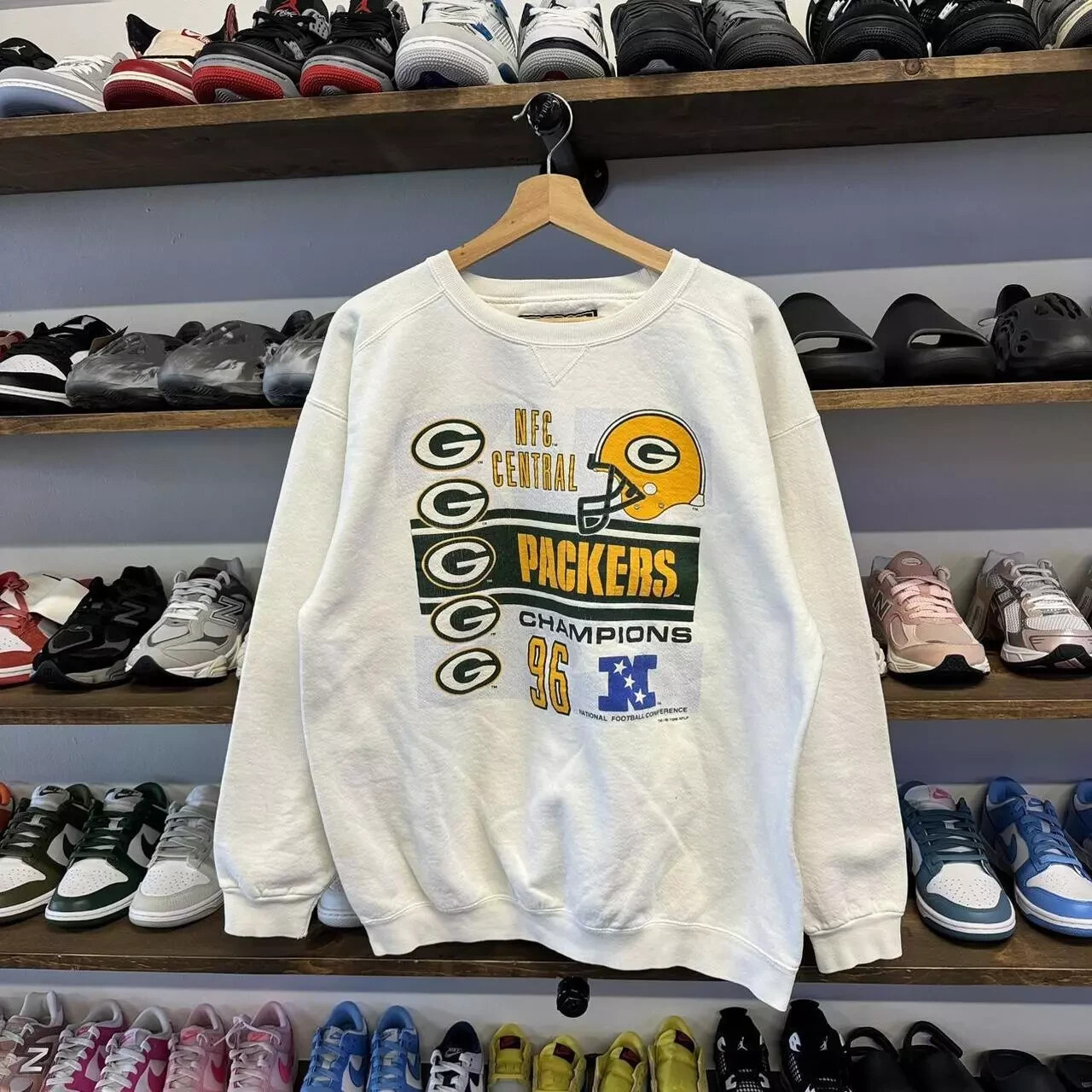 Vintage 90s Green Bay Packers Sweatshirt Crewneck reprint  AN41259