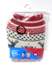 Christmas Holiday Dog Sweater Beagle Standard Poodle 20-50 lb Vibrant Life New